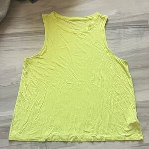 a new day Neon Yellow Sleeveless Tank Top